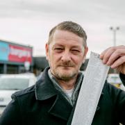 Home Bargains shopper Andrew Bradley spent more than £300 in store but was slapped with a £100 parking fine.