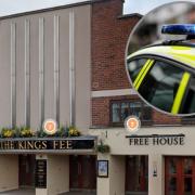 A man was assaulted at the Kings Fee pub in Hereford