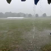 Heavy rain hits Colwall Thirds' match against Eastnor Second's
