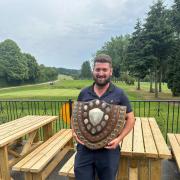 Jamie Mee who won the Leominster Golf Club men’s championship