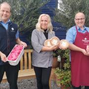 Oakchurch owner, Nick Price (left), with cook Beata Jaromirska and butcher Vince Lilley