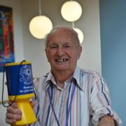 Randy Langford , 98, has been a volunteer at St Michael's Hospice for near 30 years