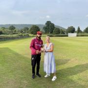 Mohammed Hassan was named the first team Player of the Year. Receiving his award from Krissie Stevenson
