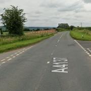 An 87-woman died after a car and a lorry collided on the A4137 near Glewstone