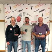 Hereford Squash Tennis and Racketball Centre members (l-r) Tom Burton, Nick Hyett and Rob Reid