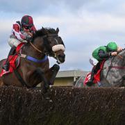 Herefordshire trained Dibble Decker on his way to winning a Handicap Chase at Wincanton