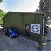 The Pomona Garage, off Kings Acre Road west of Hereford