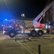 Fire crews were called to the Crown & Sceptre pub in Ross-on-Wye