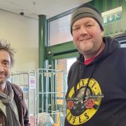 Paul Newman took a photo with Richard Hammond in Morrisons