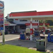 Petrol station in Whitney-on-Wye