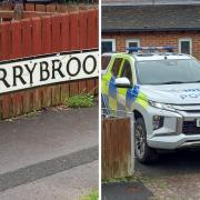 Police are on scene in Cherrybrook Close in Herefordshire this afternoon