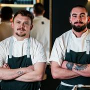 Ellis Rutsch and Tom Sime have taken up their positions at the Ross pub