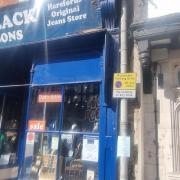 M.Black & Sons has been in Widemarsh Street since 1949