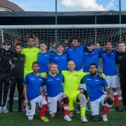 The RNC Hereford side who sit top of the European Blind Football League