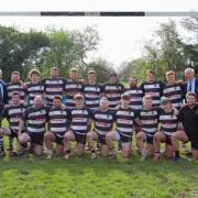 The Ledbury RFC team who sealed promotion out of the Counties 1 Midlands West (South).
