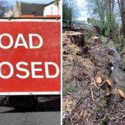 The A40 will be closed
