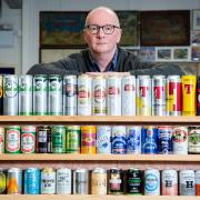 Nick West has had to sell off all but three of his beer cans