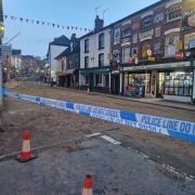 Broad Street is one road in Ross-on-Wye that is closed