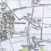 Location plan of Model Farm development. By Herefordshire Council