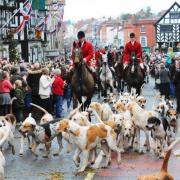 Crowds at a previous Boxing Day hunt in Ledbury