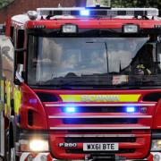 Fire crews tackled a woodburning stove fire in Clifford