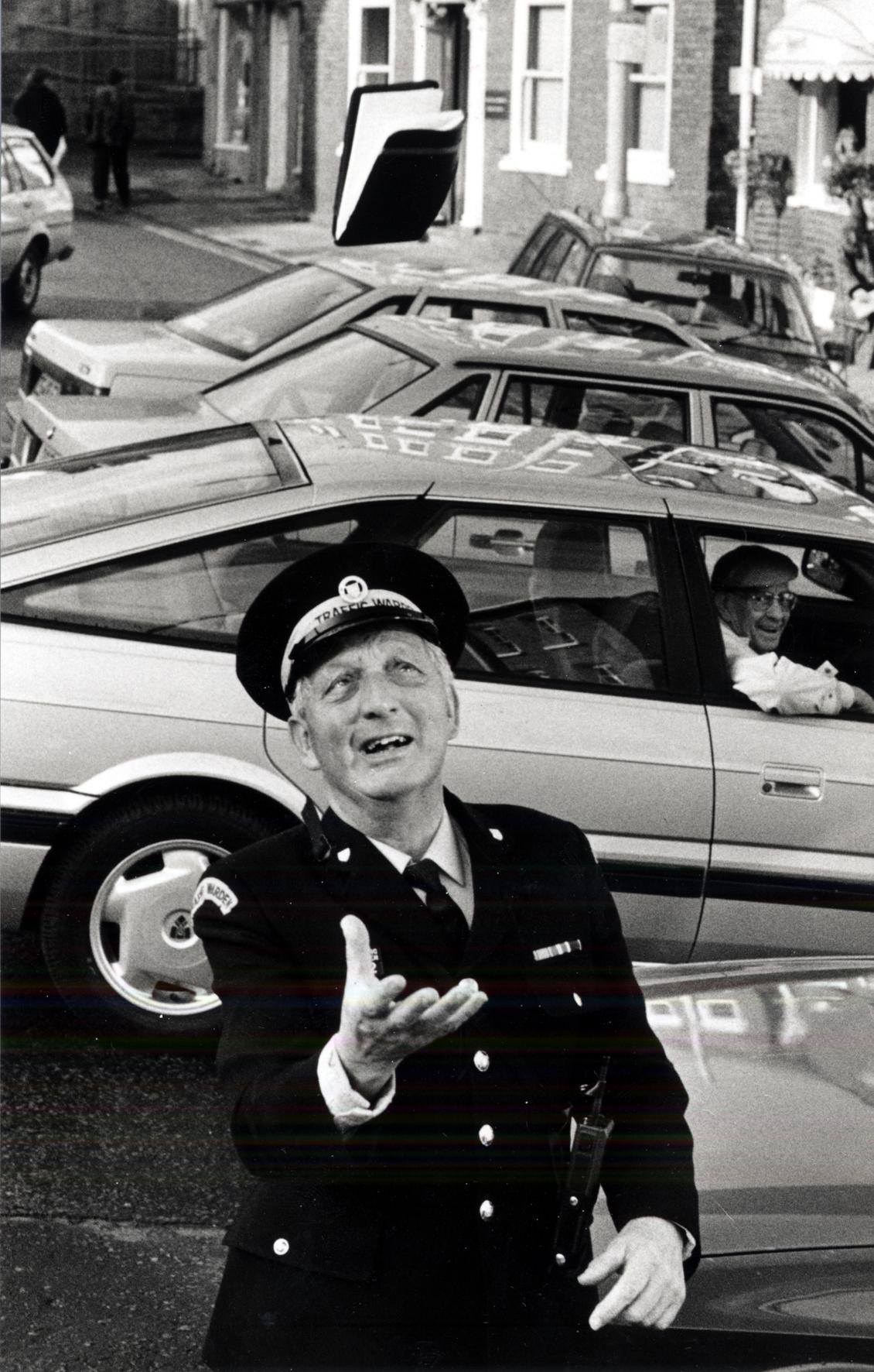 Former Hereford Traffic Warden Tony Wheatstone, a well-known face in the city.