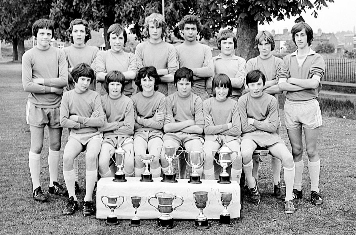 27th May 1976 - Lads Club Football Team featuring future Hereford United record league goalscorer Stewart Phillips.
29076-6A