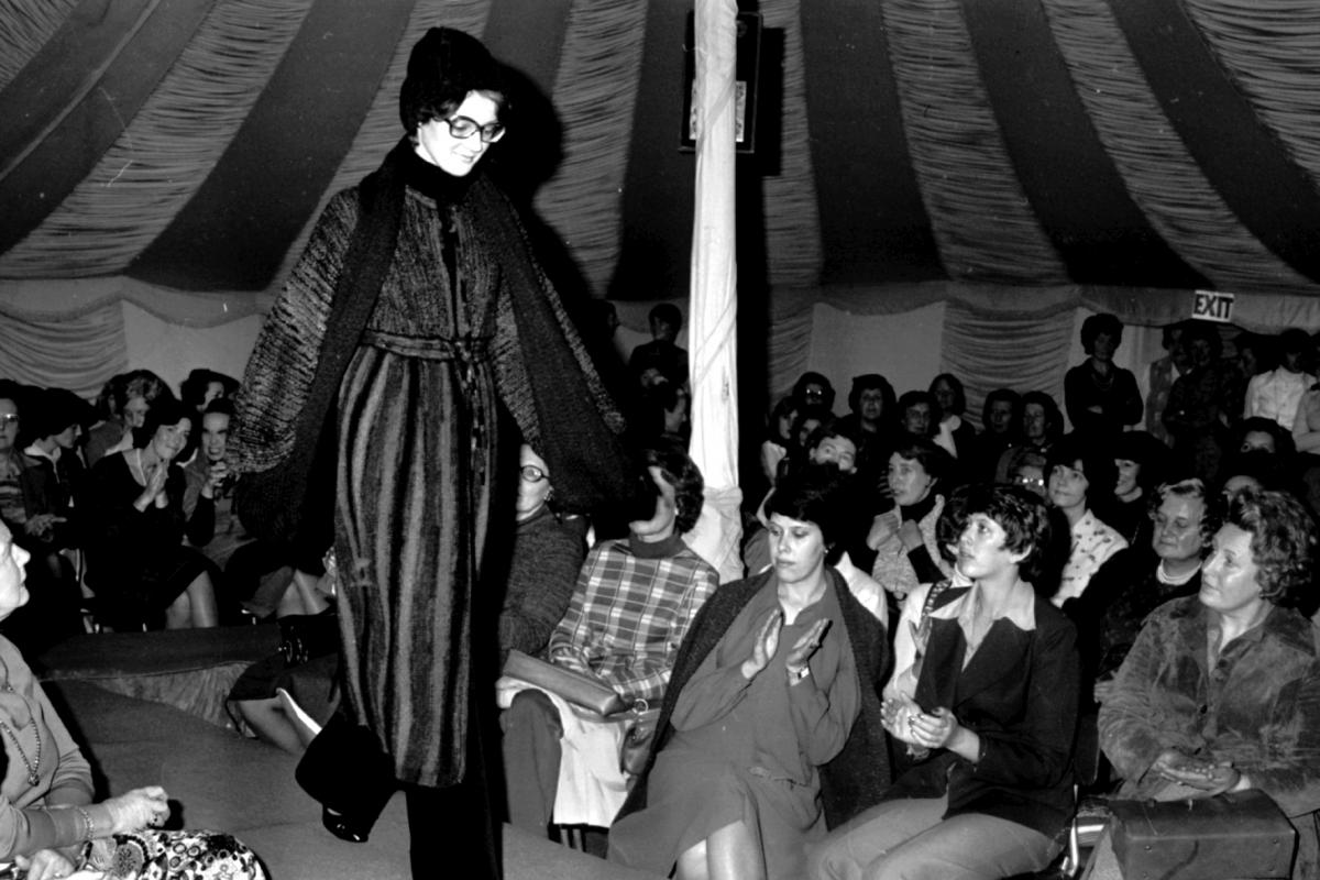 Fashion show at the Corners Inn, Kingsland - October 1977