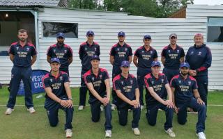 The Herefordshire cricket side which lost narrowly against Dorset