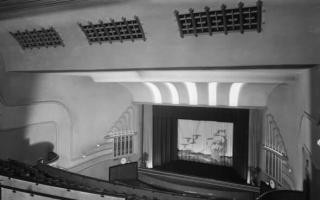 The interior of the old Odeon cinema in Commercial Street, Hereford
