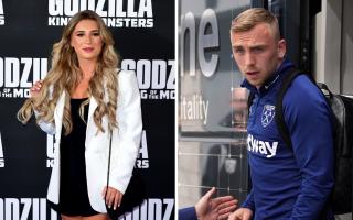 Dani Dyer and Jarrod Bowen have been together for two years. Picture: PA Wire
