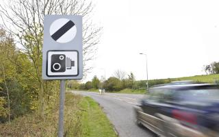 Speeding is an issue on the A44 near Kington, a community council has said. Stock picture