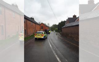 A van hit a house in Stoke Lacy