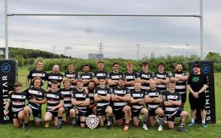 The winning Ledbury RFC team which beat Old Saltleians in the North Midlands Shield final