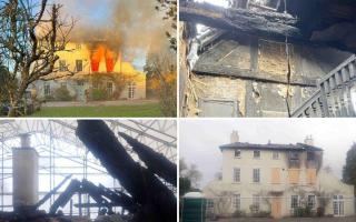 the fire damage to Eau Withington Court
