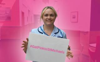St Michael's Hospice is trying to get P!nk to its Herefordshire home