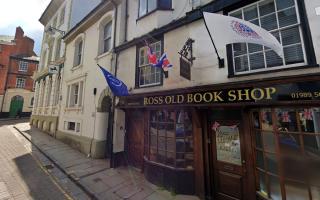 The Ross Old Book Shop, Ross-on-Wye, closed since 2020 and has had no commercial takers since