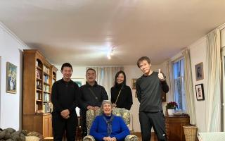 A Japanese film crew visited Dr Lorna Selfe