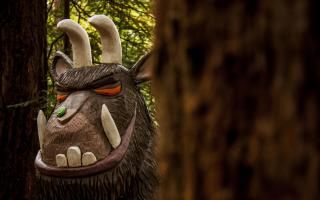 The Gruffalo trail at Queenswood in Herefordshire