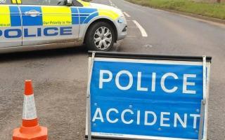 A crash has blocked the B4362 in Coombe