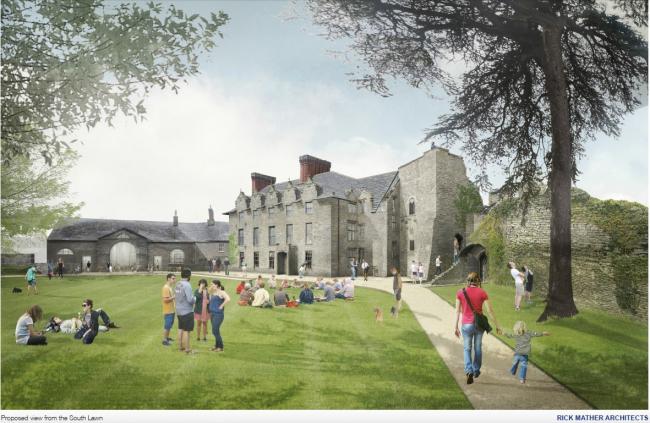 An architect's impression of how Hay Castle is due to look