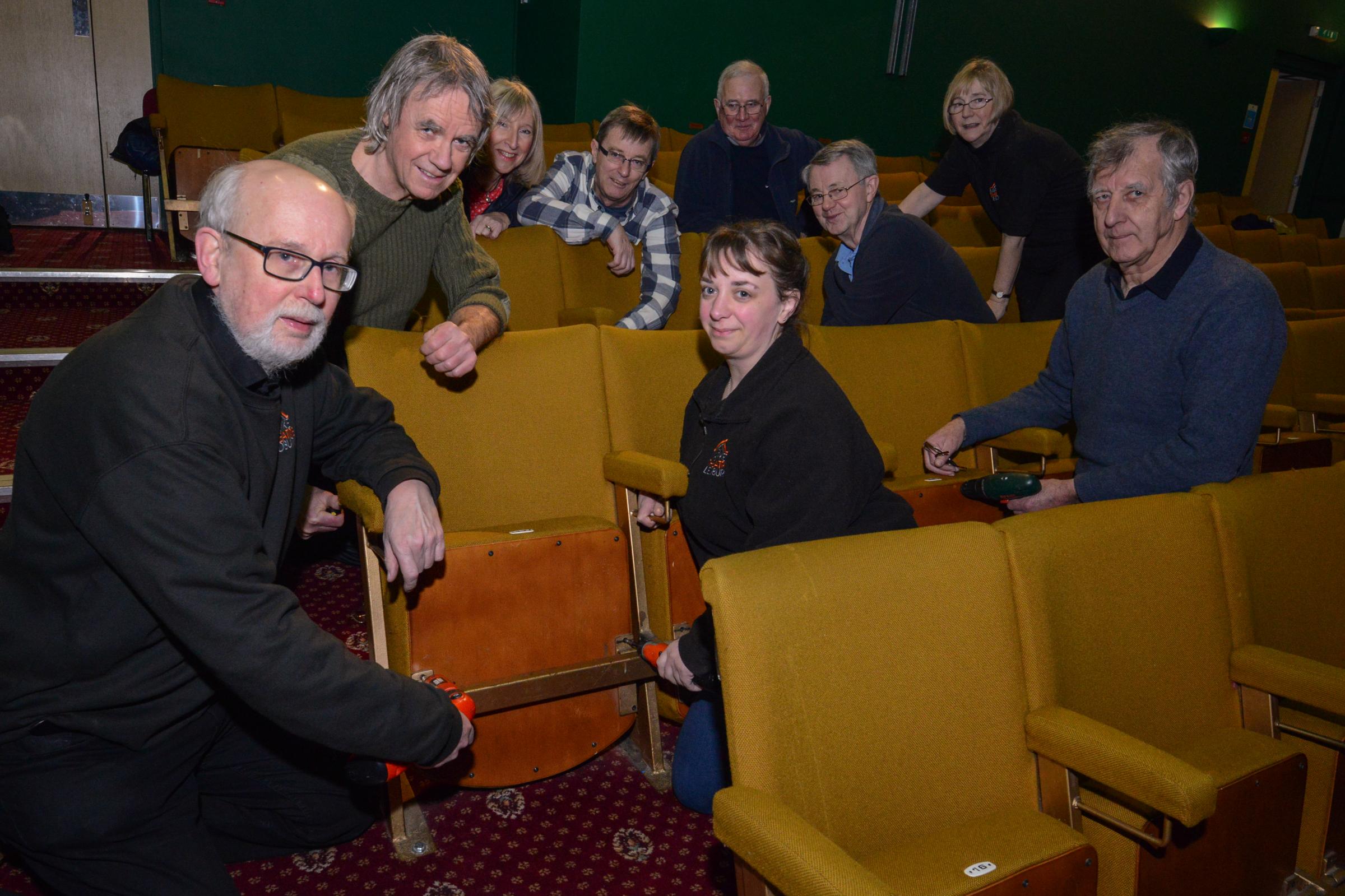 Theatre rips out its seats for reupholster works Hereford Times